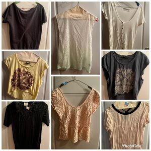 Urban Outfitters Lot Of 8 Short Sleeve Tops Tees Sz Small